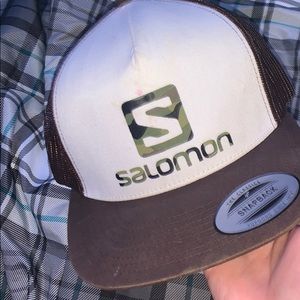 salomon snap back hat